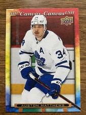 Tim Hortons Hockey Cards 2021-22 Maple Leafs Auston Matthews NHL Canvas C-12