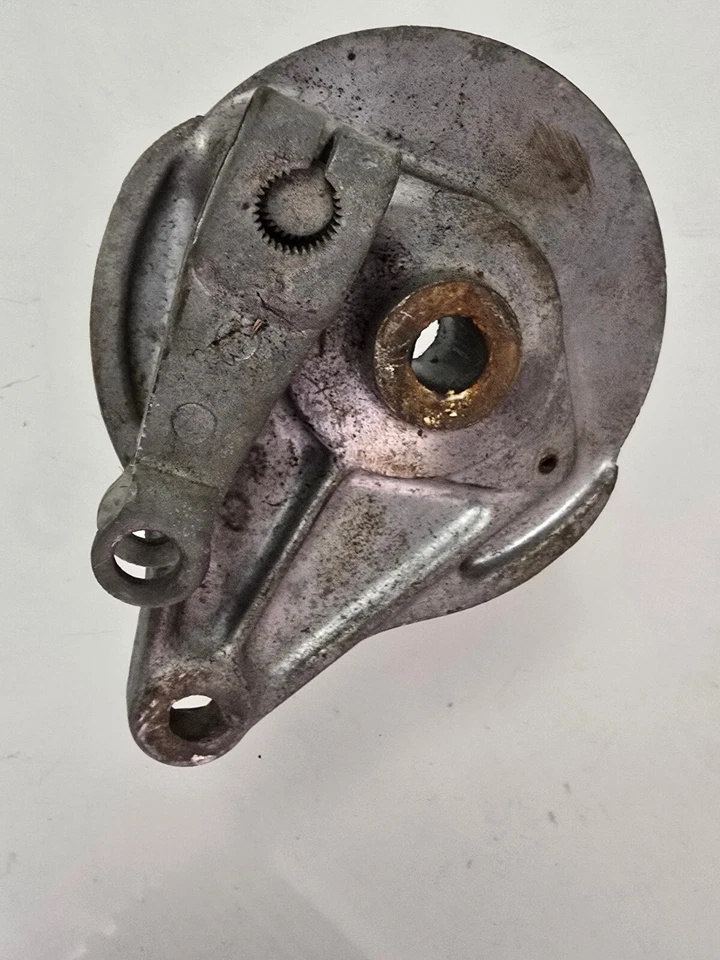 1970 Honda SL100 K0 Rear Brake Backing Plate Arm Actuators Cam NO PADS HM 110 - Image 2 of 4