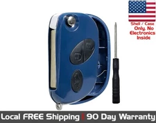 1x New Replacement Flip Key Fob Remote SHELL / CASE For Select Maserati Vehicles