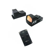 ADE Advanced Optics  5 MOA Red Dot Sight (Black) and Mounting Plate for Glock