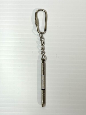 Screwdriver Keychain Phillips & Flathead w/ Screw Lock Carabiner New
