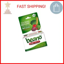 Beano Ultra 800 Gas Prevention, Food Enzyme Dietary Supplement, Help Digest Gas-