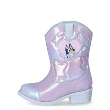 Ground Up Bluey & Bingo Purple Western Cowgirl Cowboy Boots Various Sizes NEW