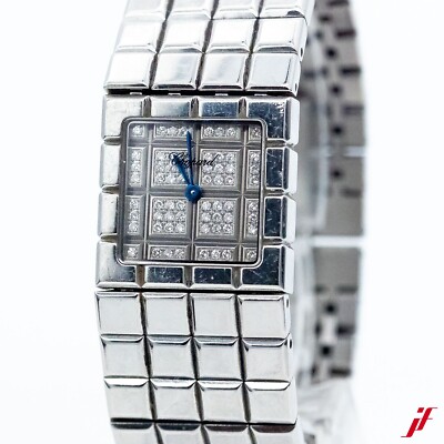 Chopard Ice Cube Edelstahl 22mm Quarz Saphir Ref. 11/8898