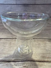 Dragon Glassware Margarita Cocktail Glass Clear Hourglass Double Wall Insulated