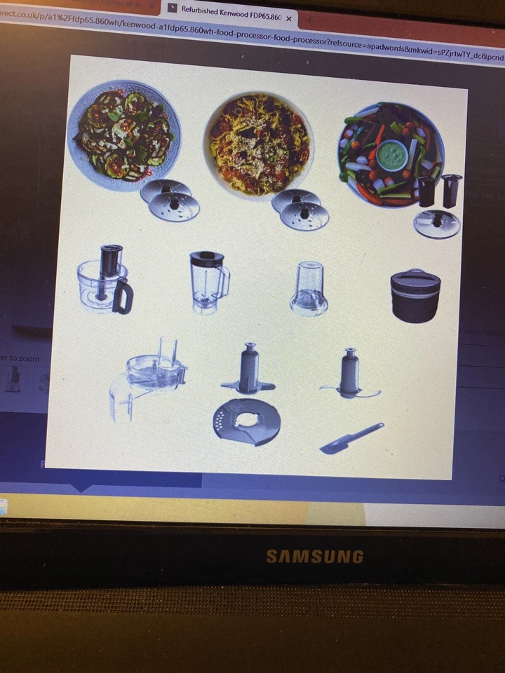 Kenwood FDP65.180SI 2-in-1 Food Processor - Silver - Image 3 of 4