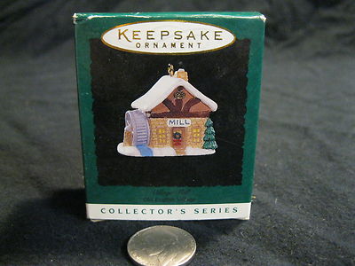 Miniature Hallmark Keepsake Old English Village #9 Mill 1996 Dill Rhodus
