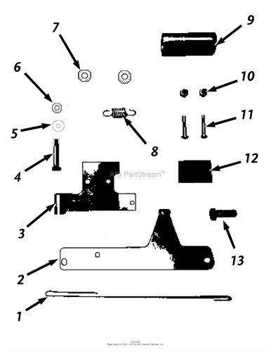 GENERAC Beaver Blade Bolt/Spacer/Brake Kit, TR4 321851
