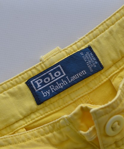 Ralph Lauren Men's Yellow Cargo Shorts Size 33 Made in Dominican Republic - Picture 11 of 12