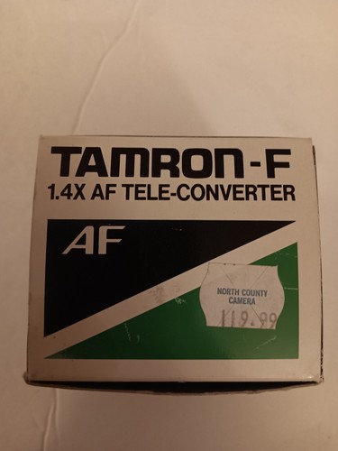Tamron-F 1.4x AF Tele-Converter For Minolta AFXi/AFSi Series Cameras NOS - Picture 5 of 11