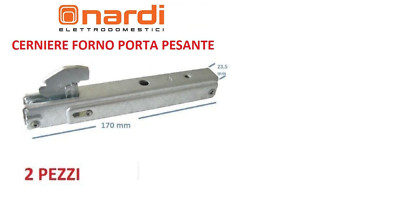 NARDI - COPPIA CERNIERE FORNO PORTA 3 VETRI 17 X 23,5 CM SPORTELLO MOLLE |  eBay