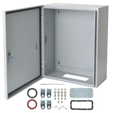 Waterproof Electrical Enclosure 20 x 16 x 8'', Outdoor 20 x 16 x 8, Grey