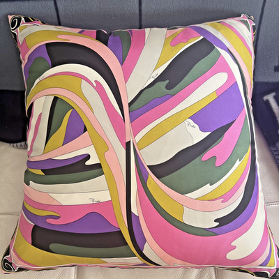 Pucci 100% Authentic Scarf/Made into a Decorative/Accent Pillow