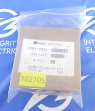 NEW SIMPLEX SEMI-FLUSH PLATE RED SHBBS-R W/ 2905-9903 SPEAKER AUDIBLE/VISUAL APP