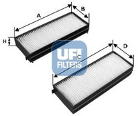 UFI Innenraumfilter 53.142.00 Partikelfilter FüR Rezzo Chevrolet Daewoo U100