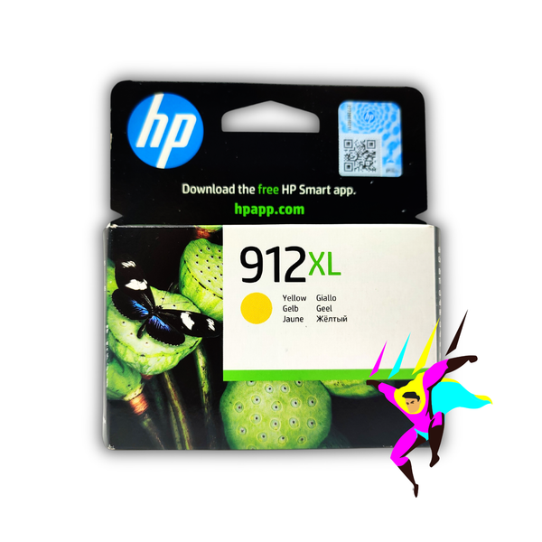 Original Hp 912XL Gelb Yellow Tintenpatrone - Officejet 8010 8020 - 3YL83AE-image