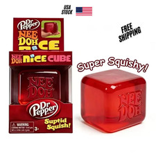 Squishy Stress Relief Nice Cube Sensory Squeeze Fidget Toy Solid Red Gift