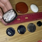 Lot of 7 Polished Stones and Minerals Assorted Colors Display Specimens — photo 1