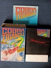 Cobra Triangle (Nintendo, 1989) NES Game w/ Box & Manual ~ Tested & Working