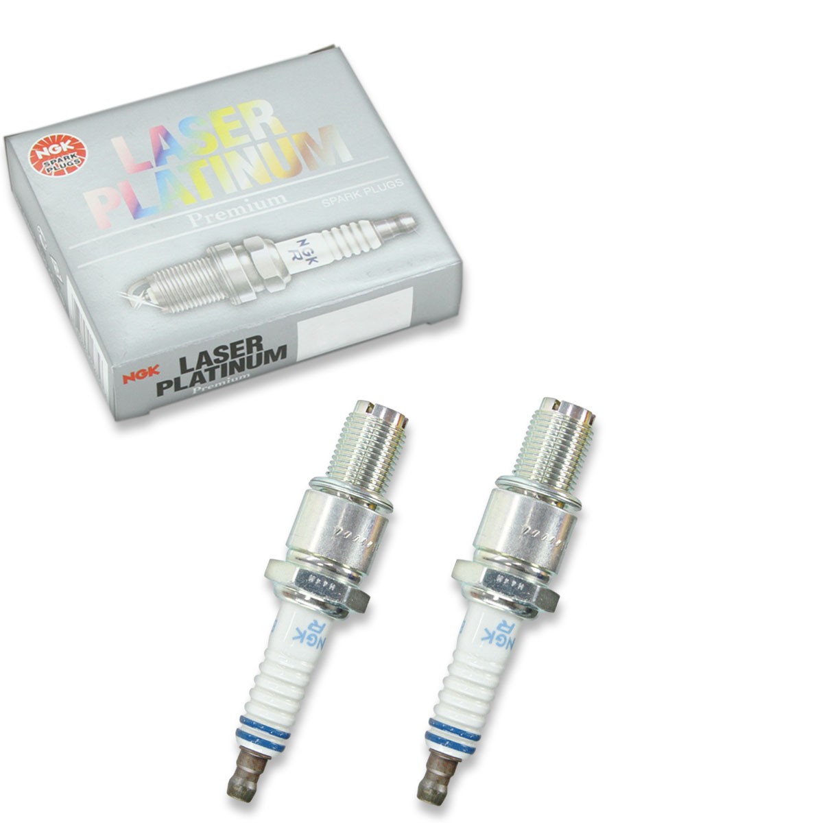 2 pcs NGK Laser Platinum Spark Plugs for 1986-1995 Mazda RX-7 1.3L R2 - fp