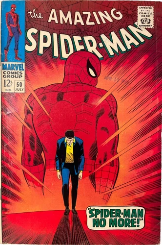 The Amazing Spider-Man #50 FN+ Iconic Cover 1st Kingpin. 1967 Marvel Comics