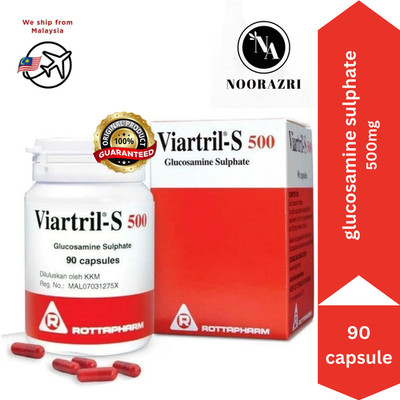 1 Box x  (90 Capsules) Viartril-S 500mg  Glucosamine Sulphate For Joint Pain