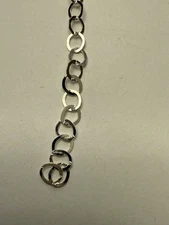 3.8mm flat round cable chain sterling silver 5ft