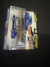 Hot Wheels Team Transport '55 Mercedes-Benz Blaues Wunder & Mercedes-Benz 300 SL