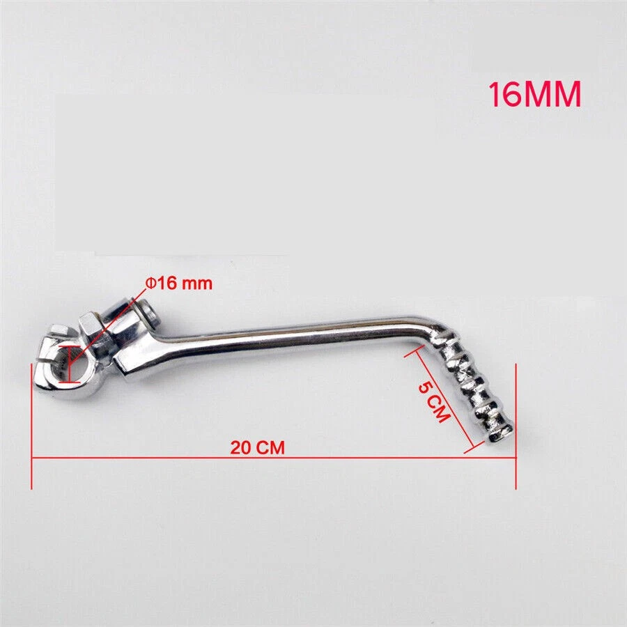 US Shipping Chrome 16mm Kick Starter Lever for 50cc-160cc ATV Quad Motorcycle Foto 2 de 4