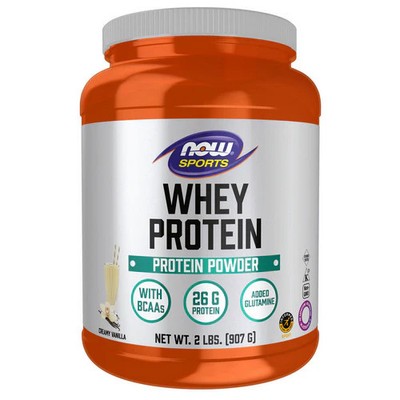 Whey Protein Natural Vanilla, 2 lbs By Now Foods