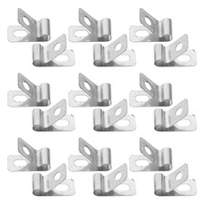 100 Pcs Metal Clips For Wire Fencing Stainless Steel Fence Line Clamps