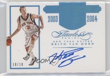 2015 Panini Flawless Transitions Sapphire 10/10 Keith Van Horn #TR-KH3 Auto 3d3
