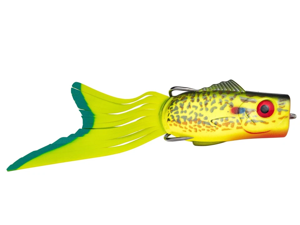 Señuelo de pesca KVD Popping Perch natural Chartreuse cuerpo hueco tipo deportivo fis... Foto 2 de 2