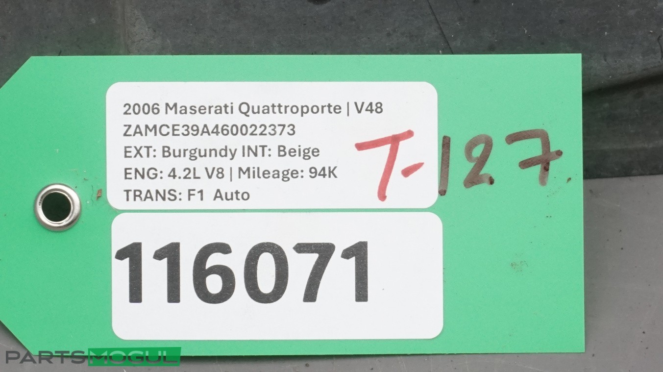 03-08 Maserati Quattroporte M139 Engine Splash Shield Under Tray Cover Trim OEM