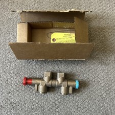 Culligan Mark 89 Brass 3/4” NPT Water Softener Parts Offset Bypass Valve Culligan Mark 89 Brass 3/4” NPT Water Softener Parts Offset Bypass Valve - Image 1