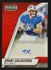 2022 Panini Threads Grant Calcaterra Rookie #TH-GRC - Autograph - NM