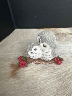 Kayomi Harai 2013 Numbered Owl Figurine Hoot Collection Owl ''Always Be Yours''