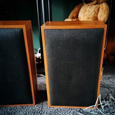 Scan Dyna 2000 2.0 Wired Bookshelf Speakers Pair Lovely Condition 1970s