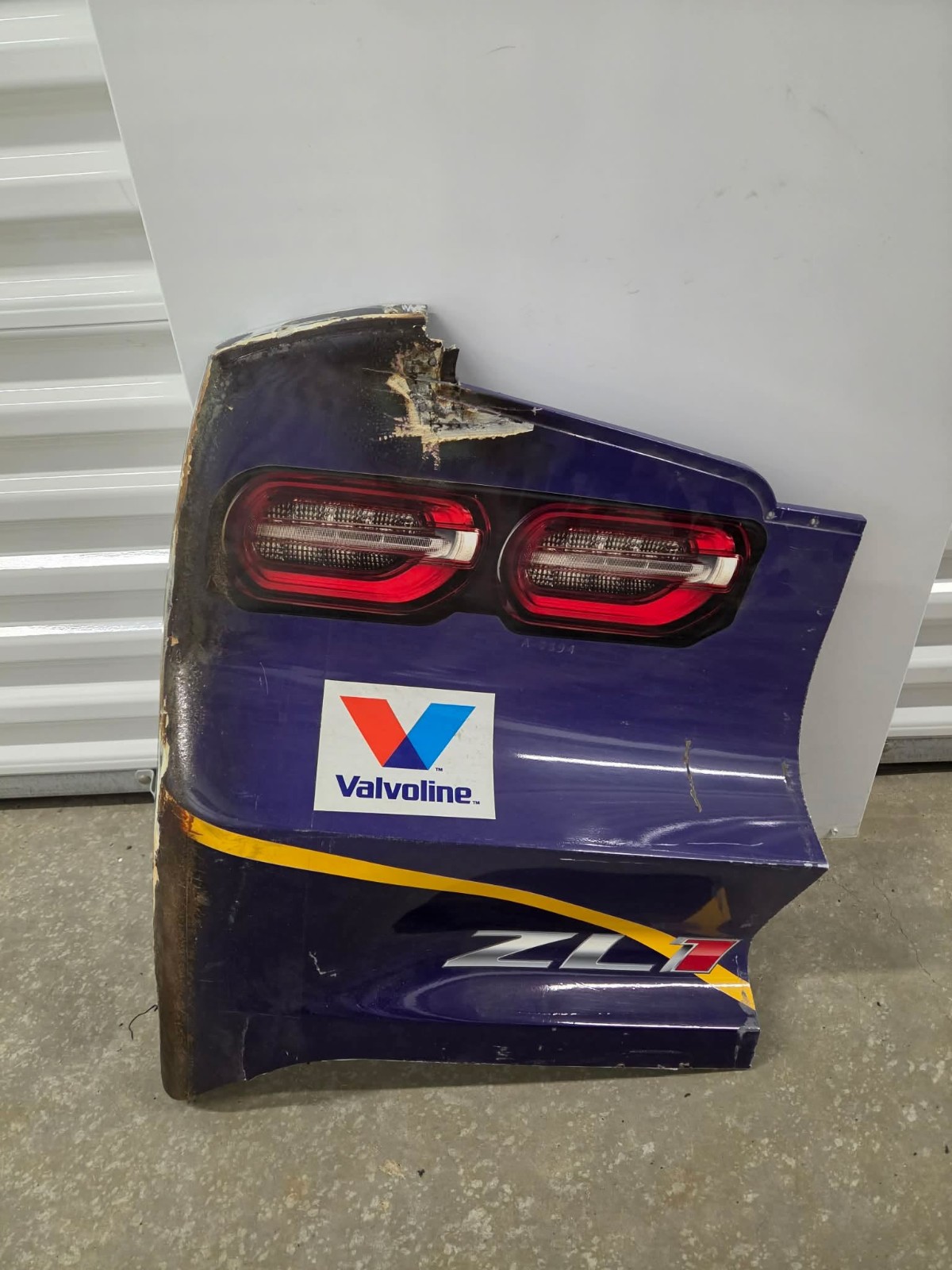 William Byron Kobe Bryant Tribute #24 2020 Fontana Panel Sheet Metal Race Used