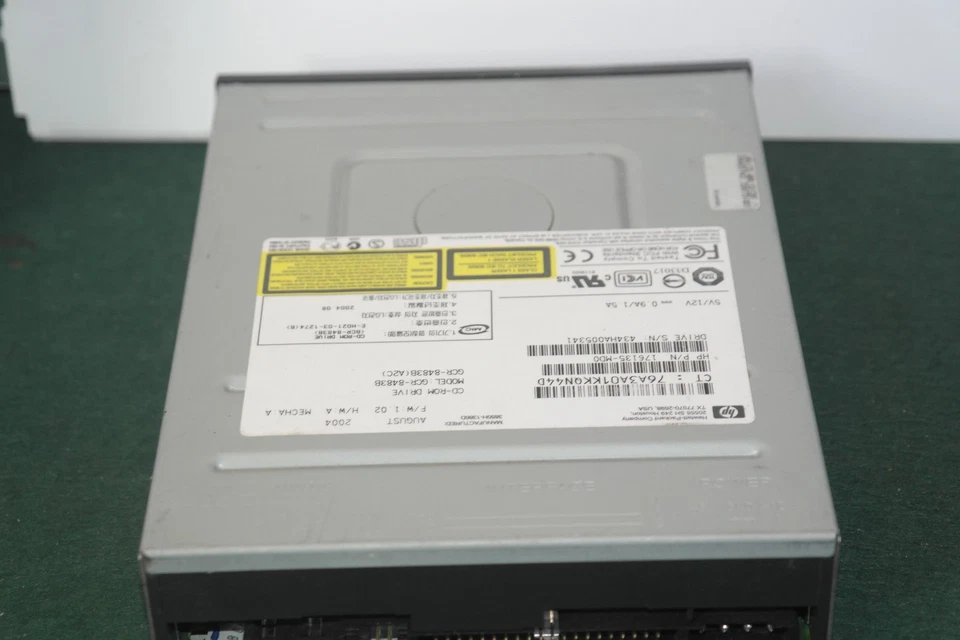 HP GCR-8483B CD-ROM DRIVE IDE PATA ATA ATAPI 5.25'' black working retro - Image 3 of 4