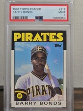 1986 Topps Traded - Barry Bonds #11T (RC) Graded PSA 9 Mint Rookie Card. rookie card picture
