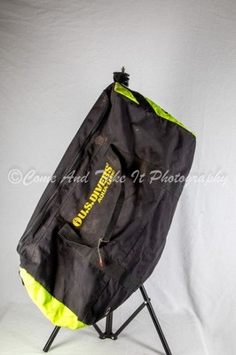 U.S. Divers Aqua-Lung Large Scuba Gear Duffel Bag   Black & Neon yellow
