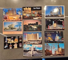 11 Different Las Vegas postcards