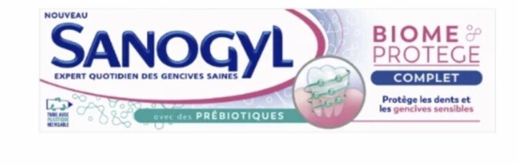Dentifrice Sanogyl Complet pour fortifier les gencives après chaque repas