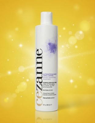 Cezanne Ultimate Blonde Keratin Smoothing Treatment 10 oz Formaldehyde-Free