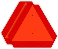 Slow Moving Vehicle Sign, Rust free Aluminium Slow Moving Vehicle Triangle si...