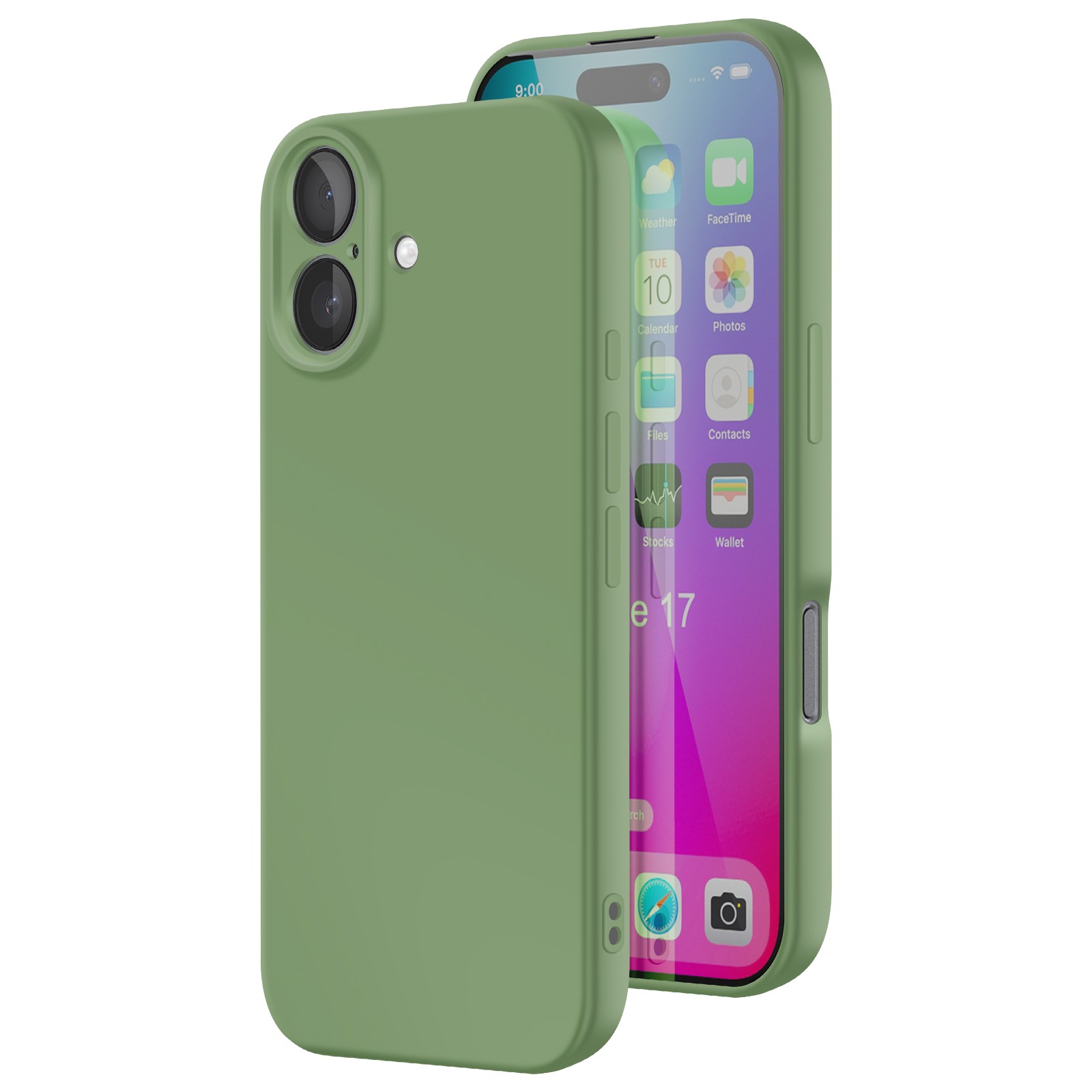 Coque silicone de qualité supérieure pour iPhone 17 Avizar