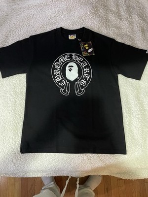 A Bathing Ape x Chrome Hearts Black Baby Milo Men's Medium Graphic