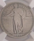 1916 Standing Liberty Quarter Dollar NGC Type 1 Coin Key date Graded FINE OBO