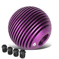 SK-703PP Universal Aluminum Shift Knob with Thread Adapters, Heat Sink Style